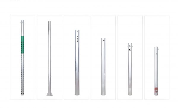Hot-Dip Galvanized Steel Pre-Embedded Pile