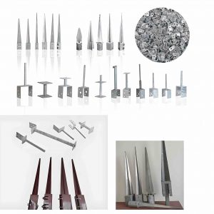 HDG/ZAM Vertical Column Stabilization Ground Steel Anchor
