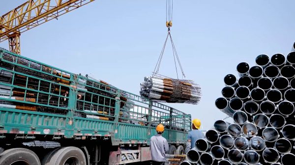 Hot Dip Galvanized Concrete-Filled Steel Pipe Piles