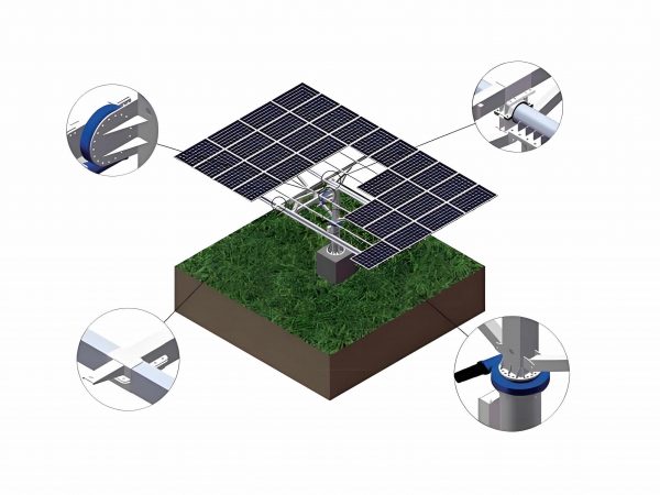 Dual-Axis Sun Tracking System