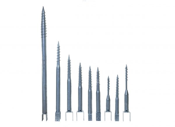 Hot Dip Galvanized Steel Spiral Helical Ground Screw Pile (HDG)