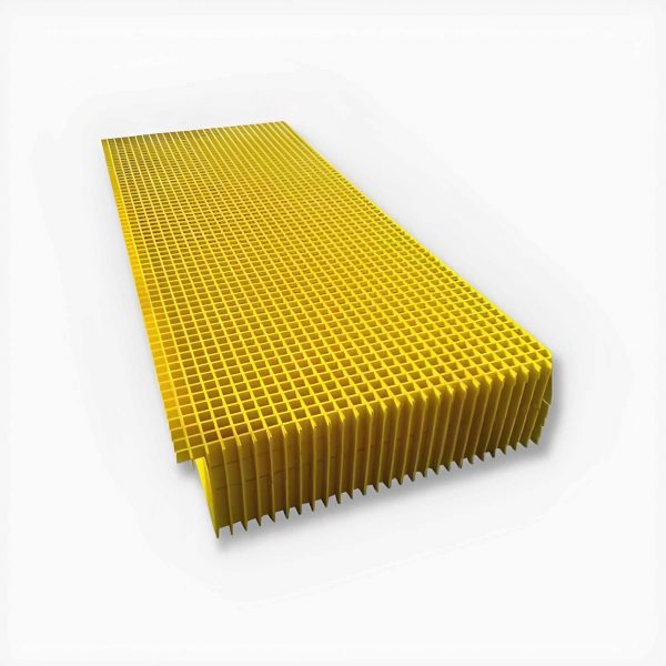 FRP Anti-Slip Panel Fiberglass Grating Walkway Board Yellow/Green/Grey