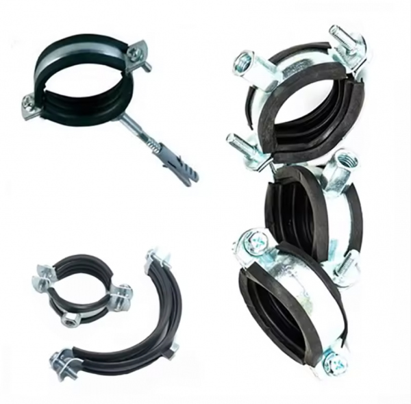 High-Tensile Strength U-Bolt Steel Pipe Clamp Galvanized U Bolt with Nut Set - Image 2