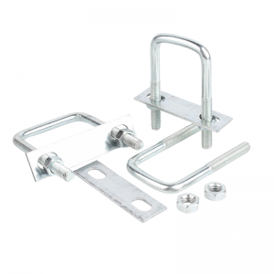 High-Tensile Strength U-Bolt Steel Pipe Clamp Galvanized U Bolt with Nut Set