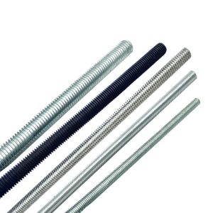 Galvanized/Black Threaded Iron Bar All Thread Steel Rod