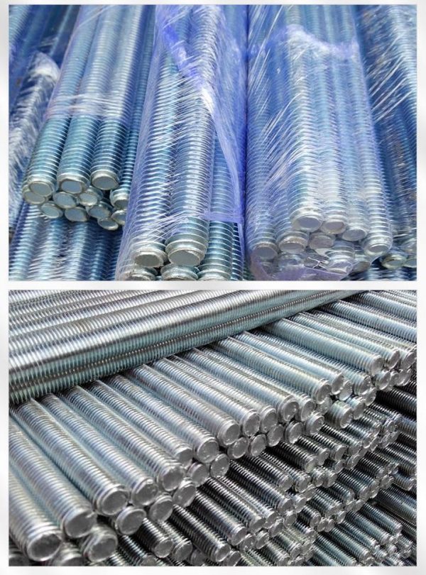 Galvanized/Black Threaded Iron Bar All Thread Steel Rod - Image 4
