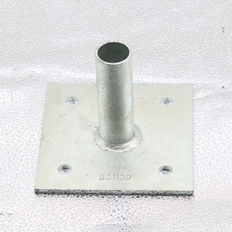 Scaffold Base Plate / Galvanized Sole Plate BS1139/EN74 | Factory Direct Manufacturer